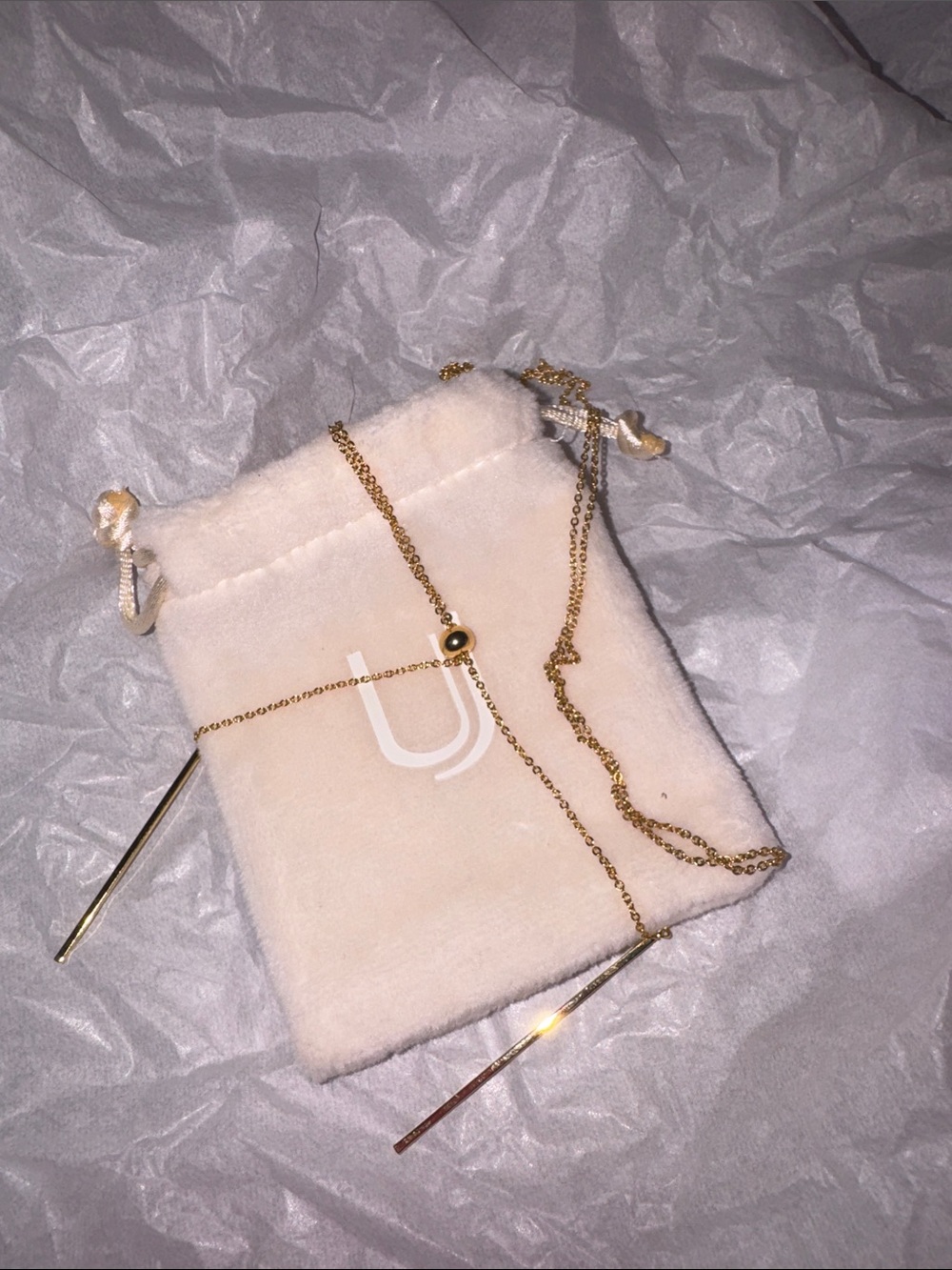 Uncommon James Gold Y-Drop Necklace